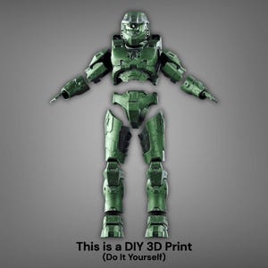 Halo 3 Master Chief Helmet and Armor - DIY 3D Printed