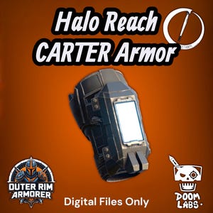 Halo Reach Mark V(b) Forearm STL Model | Carter's TAX/MC5 TACPAD Attachment | Digital Download
