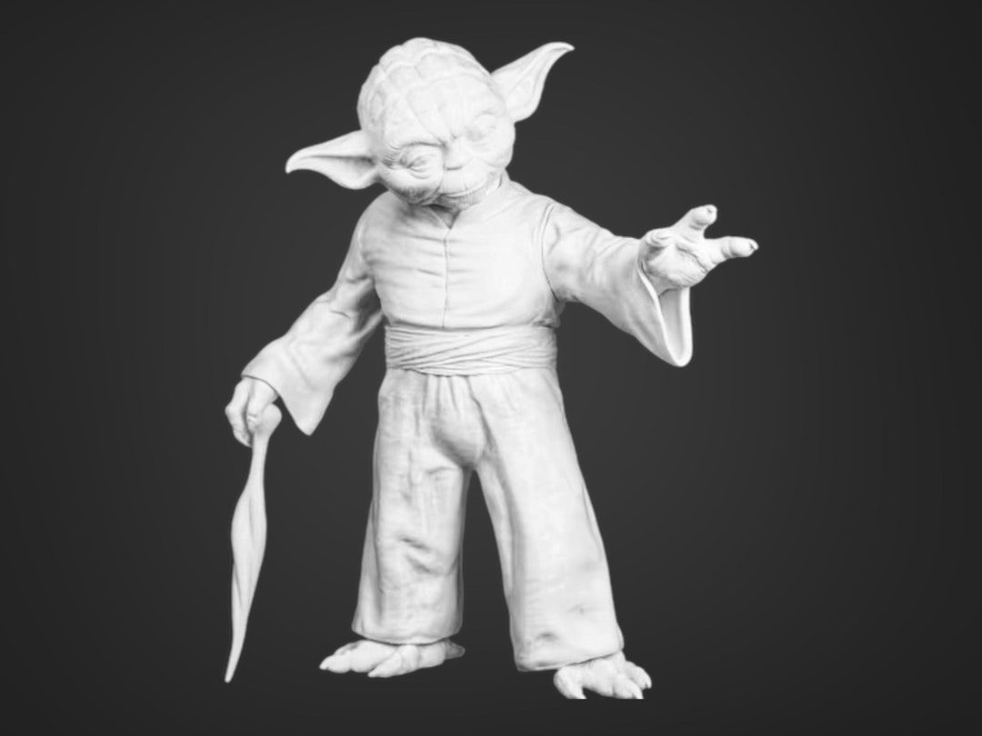 Life Sized Yoda Statue Pose 1 DIY Etsy