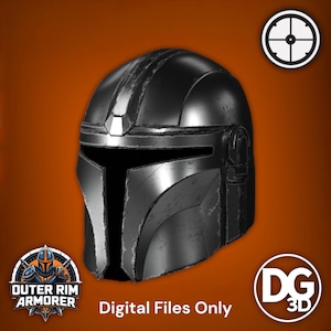 Mandalorian Nomad Helmet - Digital STL File Only