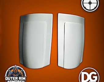 Mandalorian Nomad Hip Plate Armor STL from SWTOR - Digital STL File Only