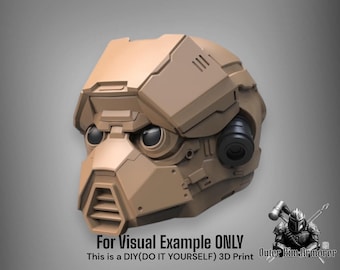 CE-74 Breaker Helmet from Helldivers 2 - DIY