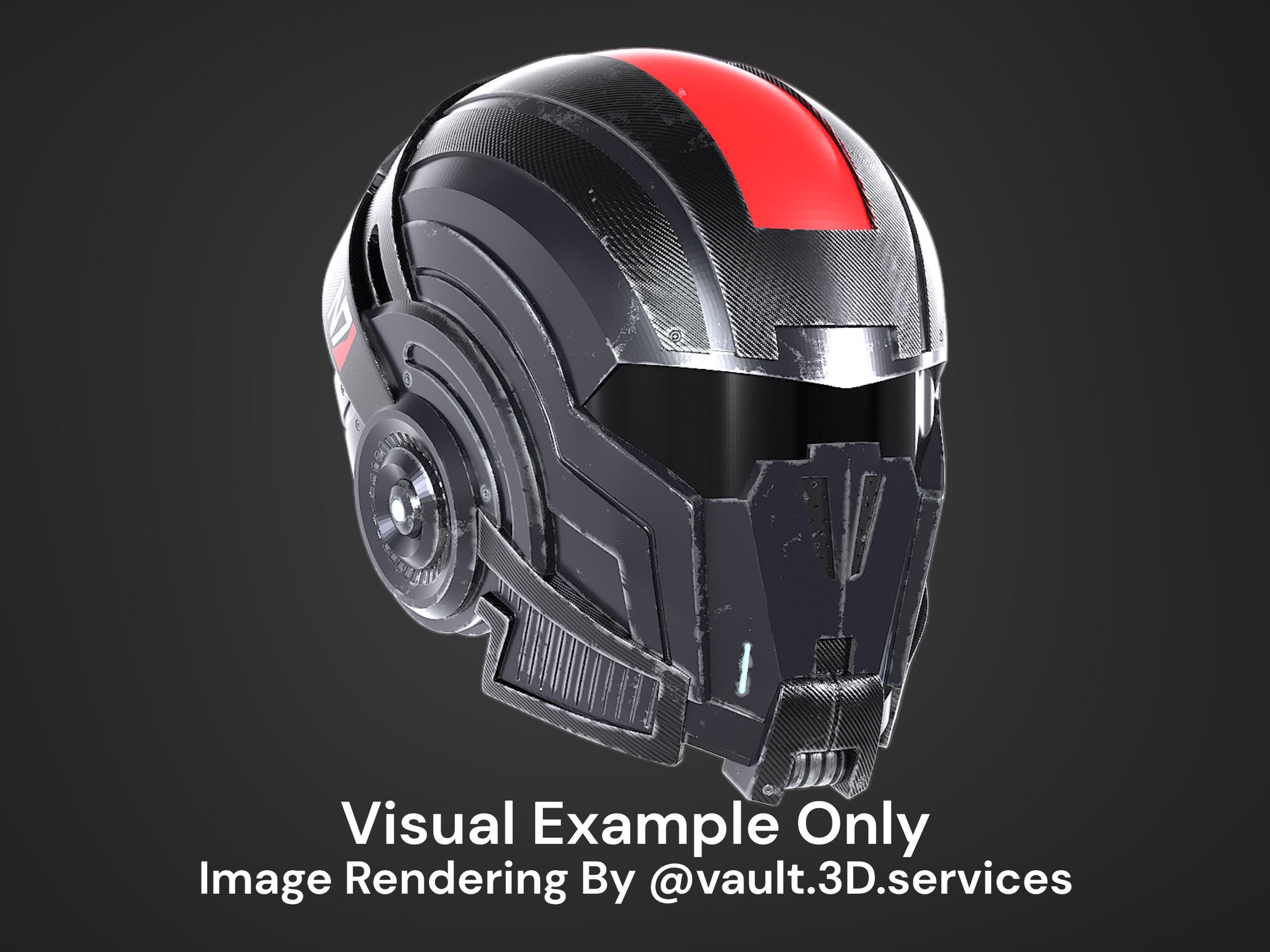 commander shepard motorcycle helmet Mass Effect N7 Helmet - DIY