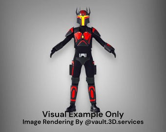 Gar Saxon Mandalorian Armor from the Star Wars Animated Series Clone Wars - DIY