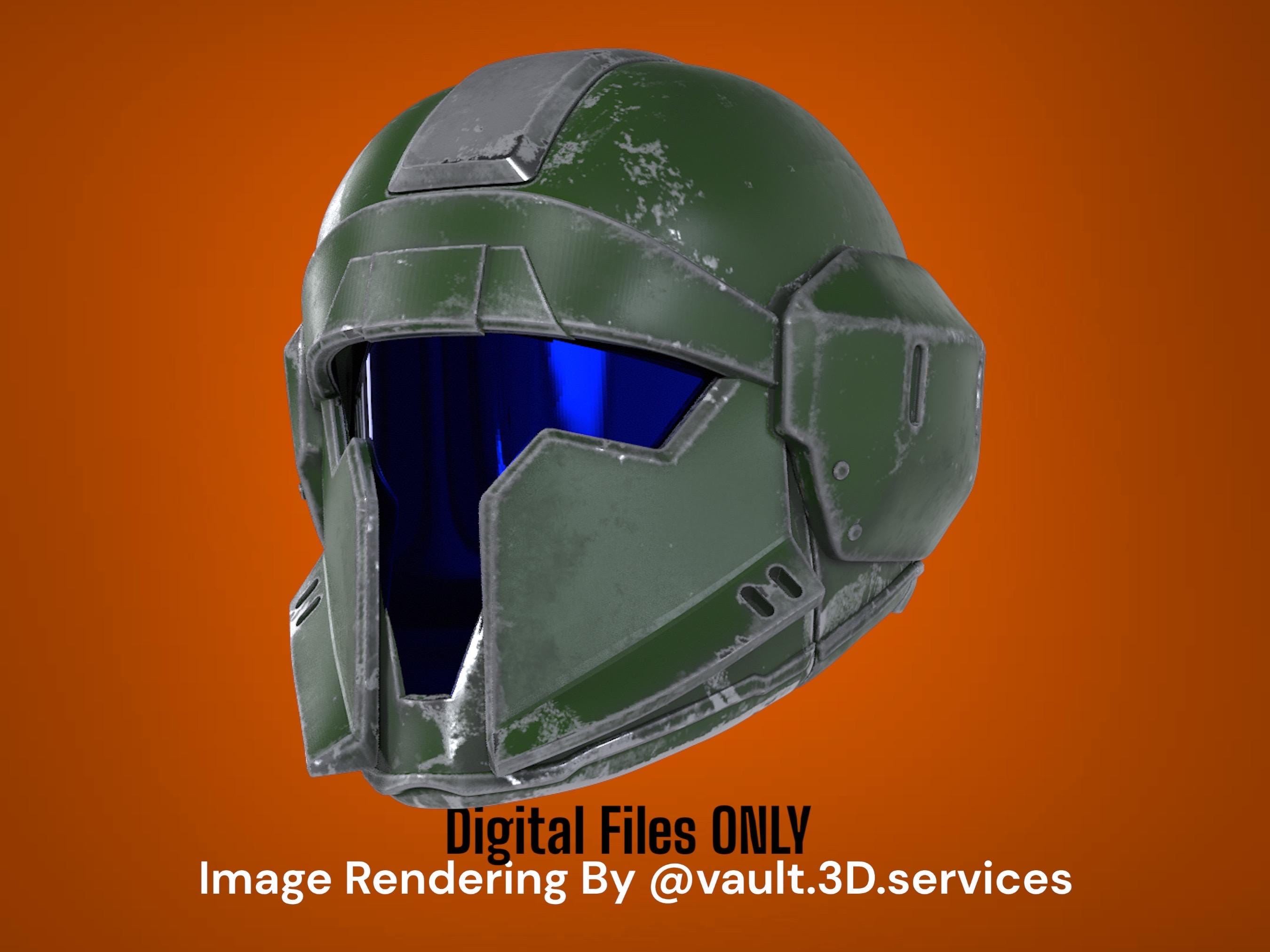 CM-14 Physician Helmet and TR-117 Alpha Commander Helmet