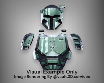 The Juggernaut Armor A Heavy Mandalorian Armor - DIY 3D Printed