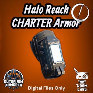 Modelo STL del antebrazo Halo Reach Mark V(b) / Accesorio TACPAD TAX/MC5 de Carter / Descarga digital