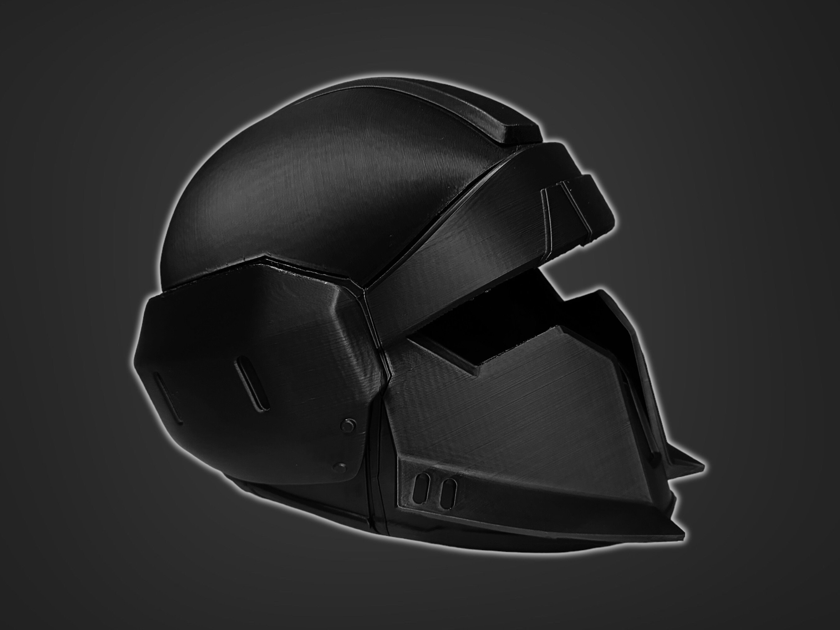 Hot Leathers HLD1025 'Vet Biker Warrior' Flat Black