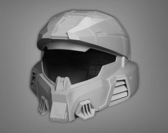 Halo Infinite Spartan Mark VII MJOLNIR Powered Assault Cosplay Helmet - DIY