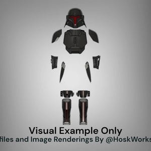 Inquisitor Inspired Custom Mandalorian Armor and Helmet Kit - DIY