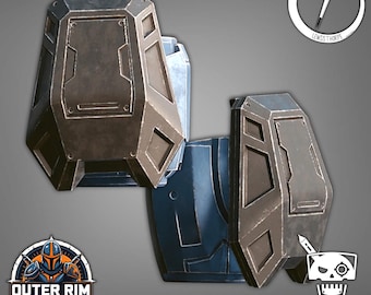 Armadura de hombro para cosplay de Halo Reach SAP MKV Mark V - Impresión 3D DIY