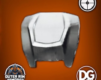 Mandalorian Nomad Back Plate Armor STL from SWTOR - Digital STL File Only