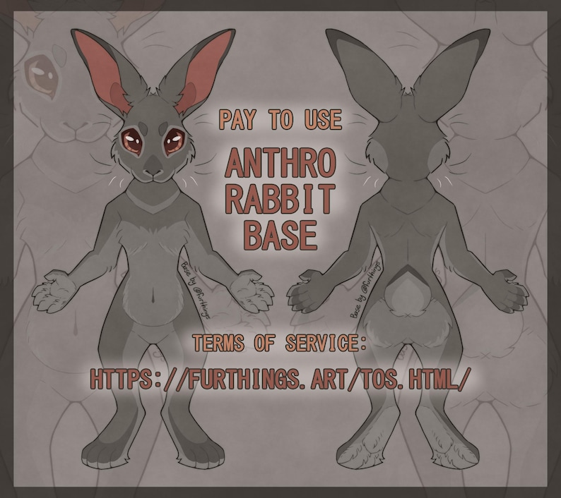 Anthro Rabbit Base - Etsy