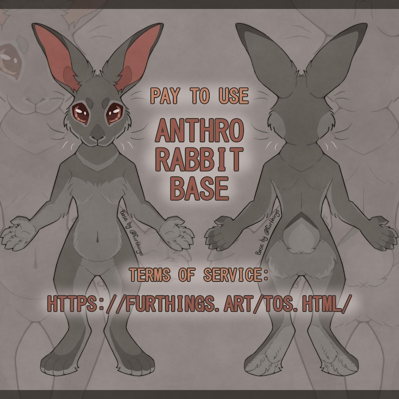 Male Rabbit Oc Rabbit Oc - Etsy