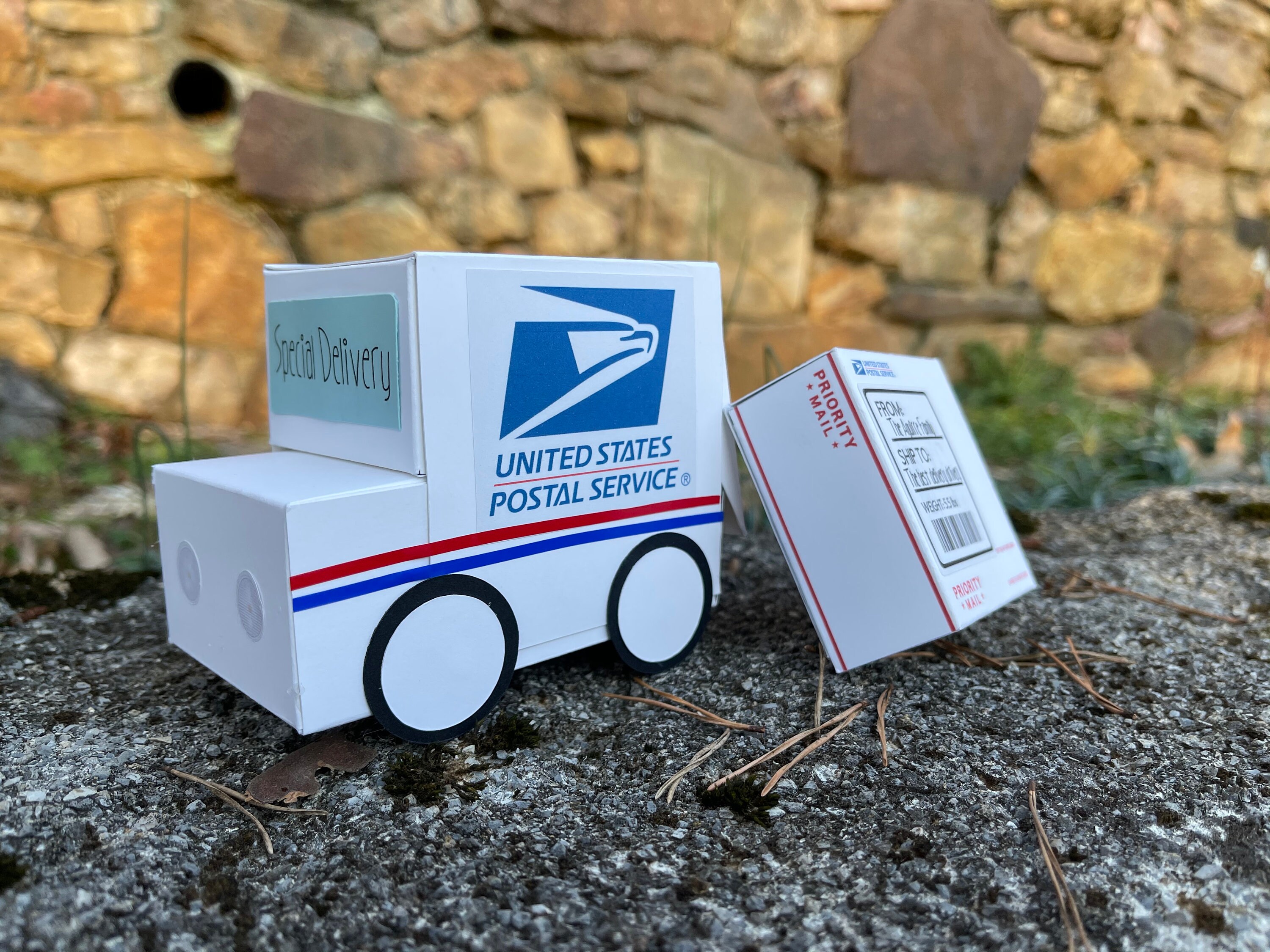 Set Of 3 Delivery Truck Mix Match Gift Box Gift Card Etsy