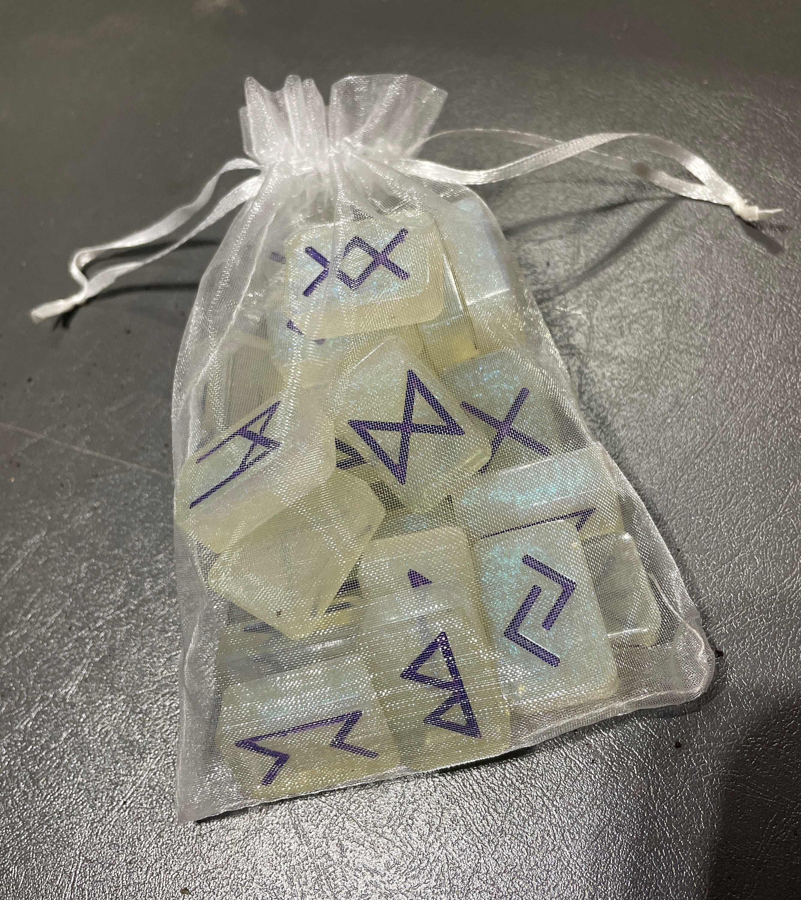 Resin Runes - Viking/norse Shimmering Chameleon With Purple Acrylic ...