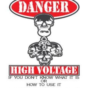 Danger High Voltage - Scalable Vector Graphic