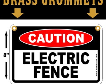 Electric Fence Signs - Etsy