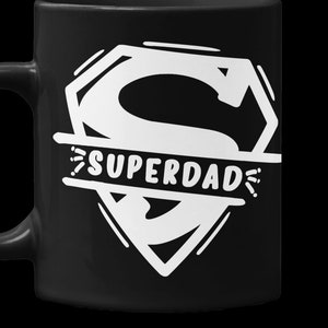 SUPER DAD | Super Father | Fathers Day | Dad Png | Svg | Eps | Dxf | Pdf