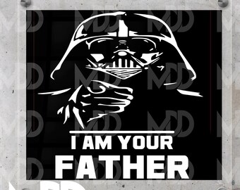 Darth Vader I Am Your Father Svg - Etsy