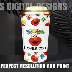 RED MONSTER TUMBLER  | Child Tumbler Png 300 Dpi Print |  Print Design | Png Design