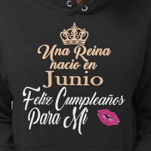 REINA DE JUNIO | Una Reina Nacio en Junio Svg | Cumpleaños Diseño | June Birthday |  Png | Dxf | Eps | Svg | Pdf