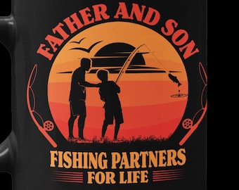 Fishing Partners For Life Svg | Father and Son Fishing (Digital Download)