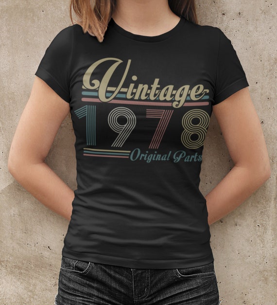 1978 Birthday Design: Vintage Original Parts (digital Download