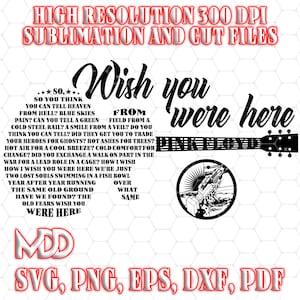 Letras de GUITARRA DE ARTE DE PALABRA / Ojalá estuvieras aquí SVG / Letras de guitarra SVG / Png / Dxf / Eps / Svg / Pdf