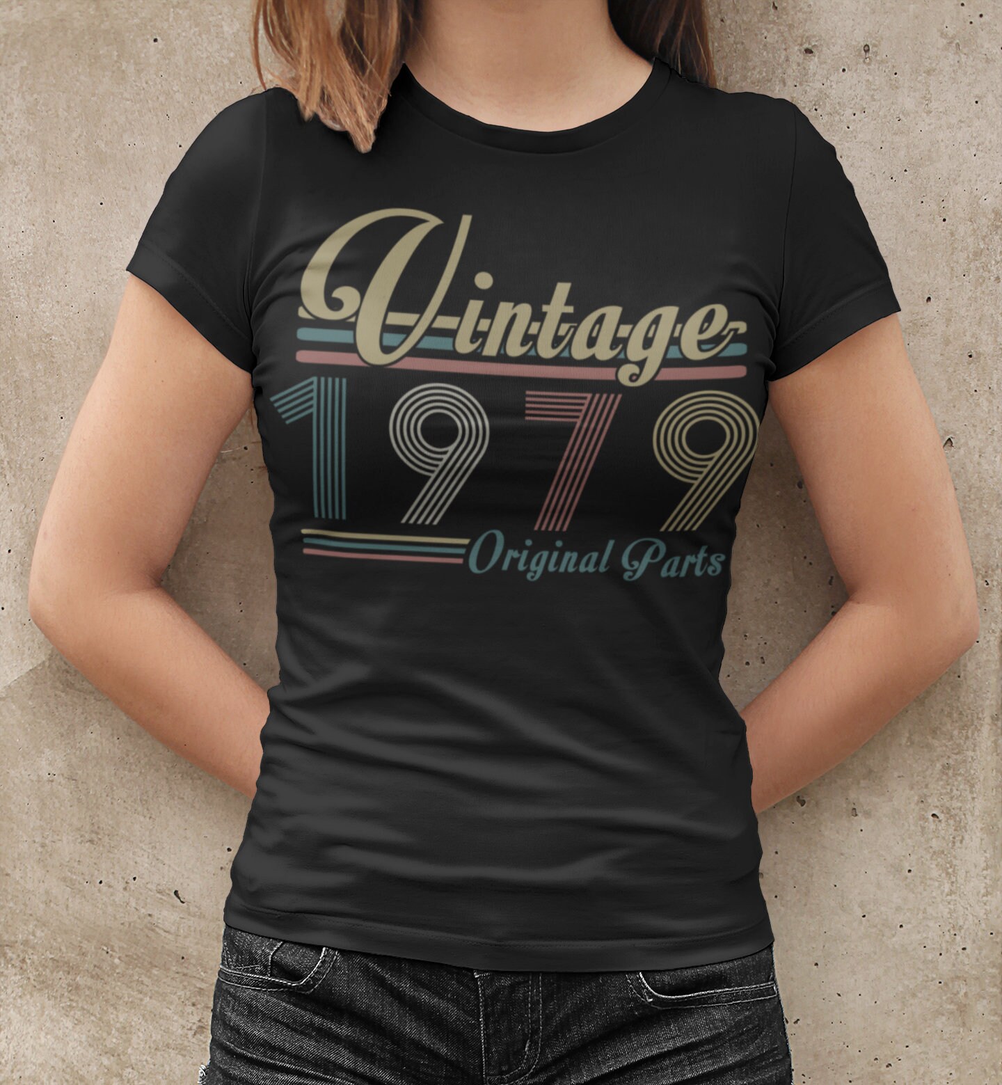 1979 Birthday Design: Vintage Original Parts (SVG, PNG, PDF