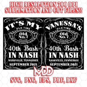 Custom BASH in NASH BIRTHDAY | Bash In Nash Design | Birthday Svg | Png | Svg | Eps | Dxf | Pdf