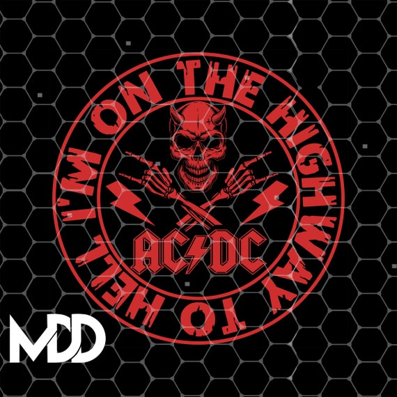 Drawing & Illustration Svg Pdf Classic Rock Svg Ac Dc Design Svg Hard ...