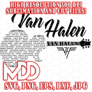 WORD ART GUITAR Lyrics | Halen Svg | Guitar Lyrics Svg |  Png | Dxf | Eps | Svg | Pdf