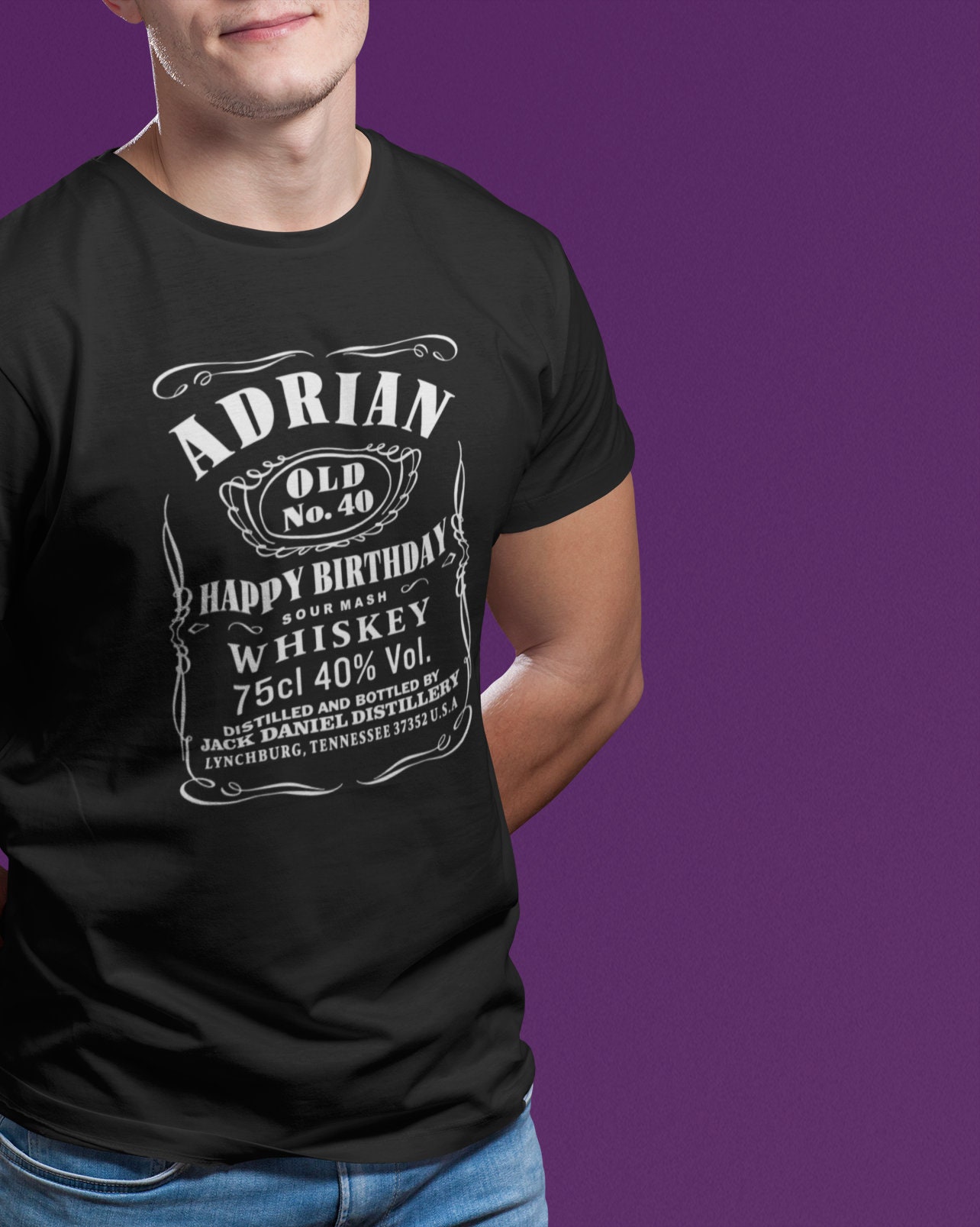 HAPPY BIRTHDAY DESIGN Jack Daniels Bottle Birthday Design | Etsy