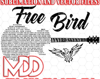 Free Bird Lyrics | Etsy