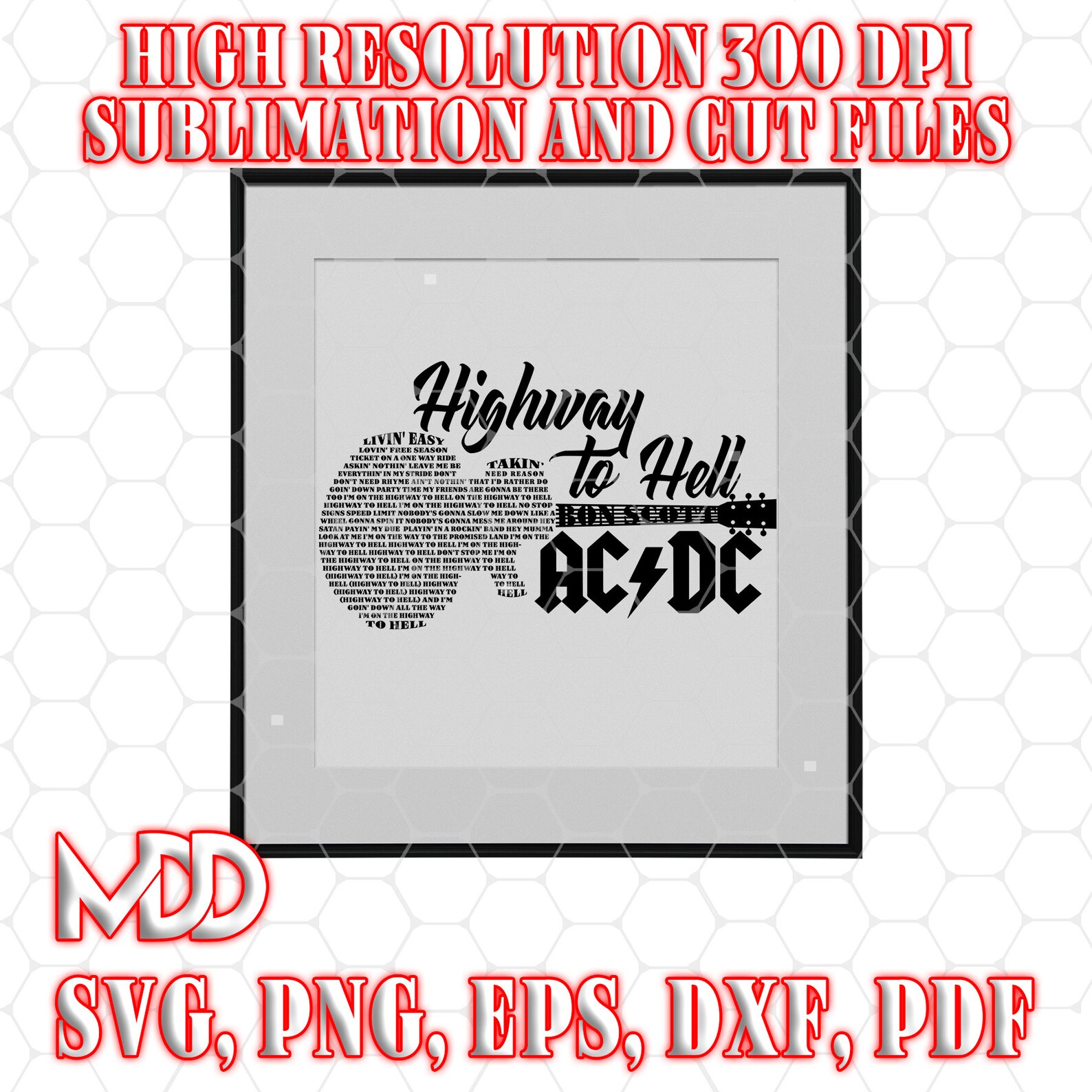 HIGHWAY TO HELL Highway To Hell Guitar Lyrics Svg Acdc Etsy HIGHWAY TO HELL Highway To Hell Guitar Lyrics Svg Acdc Etsy