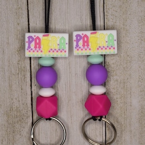 Colorful Paracord Teacher Lanyard: Para/Paraprofessional Appreciation