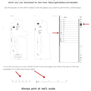 Pdf Cooking Apron Sewing Pattern and Tutorial Pdf Chef aprons Kitchen apron Baking Cooking Chef Regular & Big Sizes Woven image 2