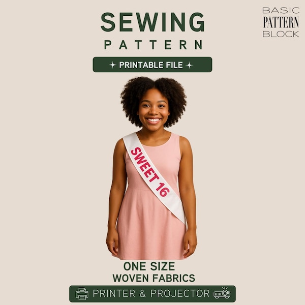 Sash Format Sash Template Pageant - Etsy