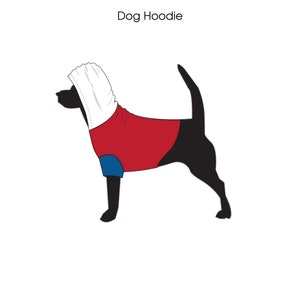 Dog Hoodie T-shirt Printable Pdf Sewing Pattern | Sizes XS-3XL | Knit ...