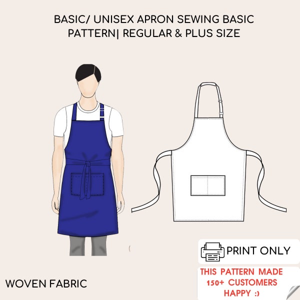 Jean Apron Pattern Etsy