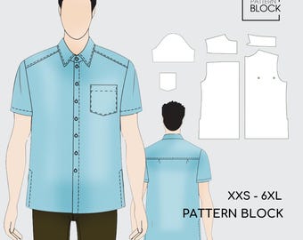 Front Button Closure Men's Waistcoat | Vest Pdf Sewing