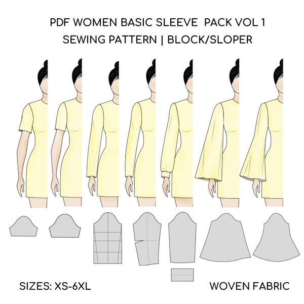 Sleeves Pattern - Etsy
