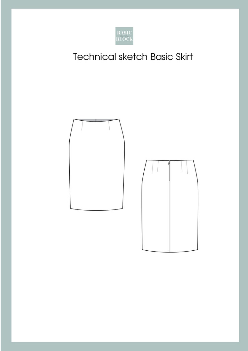 Woven Basic Sewing Block Pattern Set Sloper Template - Etsy