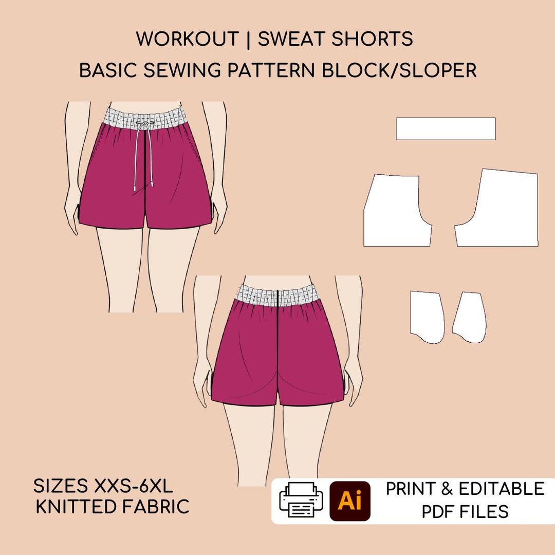Full-pattern Sweatshorts main image 1