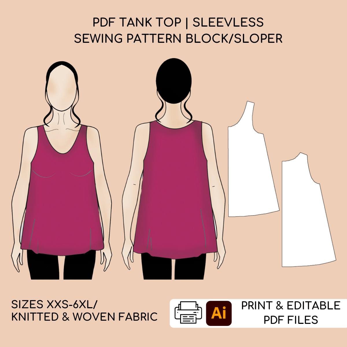 トップス Mame watermark pattern sleeveless Mame Kurogouchi | MIDWEST公式通販サイト｜MIDWEST ONLINE STORE
