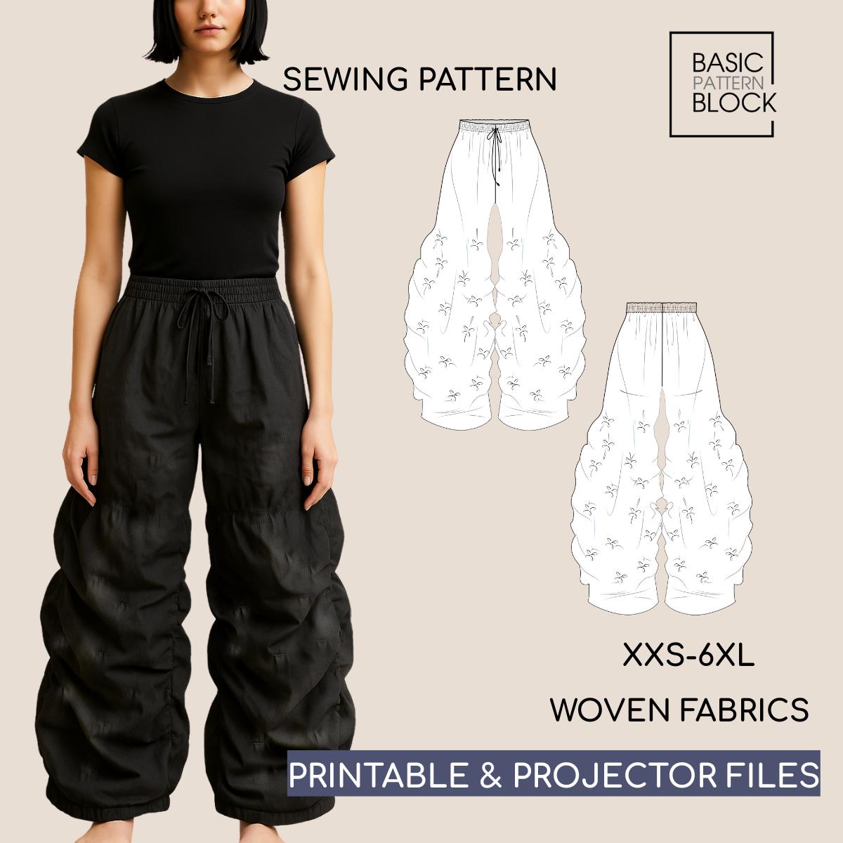 Gathered Waist Pants - Etsy