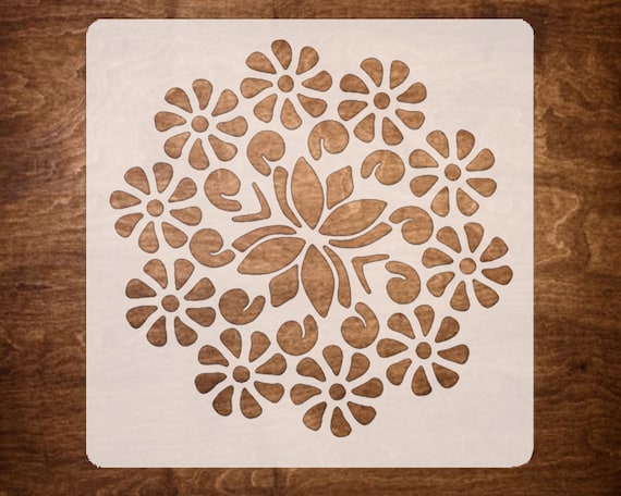 RANGOLI Stencil for Painting on Wood, Canvas, Furniture, and More