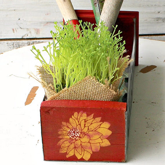 Wildflower Stencil For Painting On Wood, Canvas, Furniture