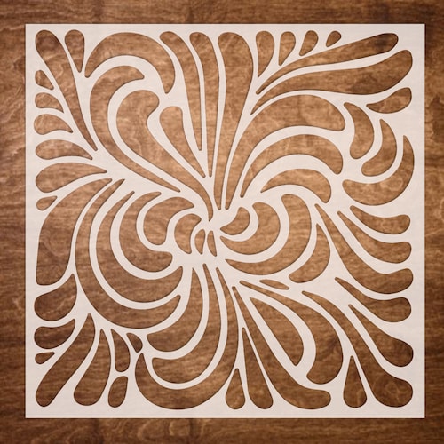 BOHO FLOWER Stencil for Painting on Wood Canvas Furniture - Etsy